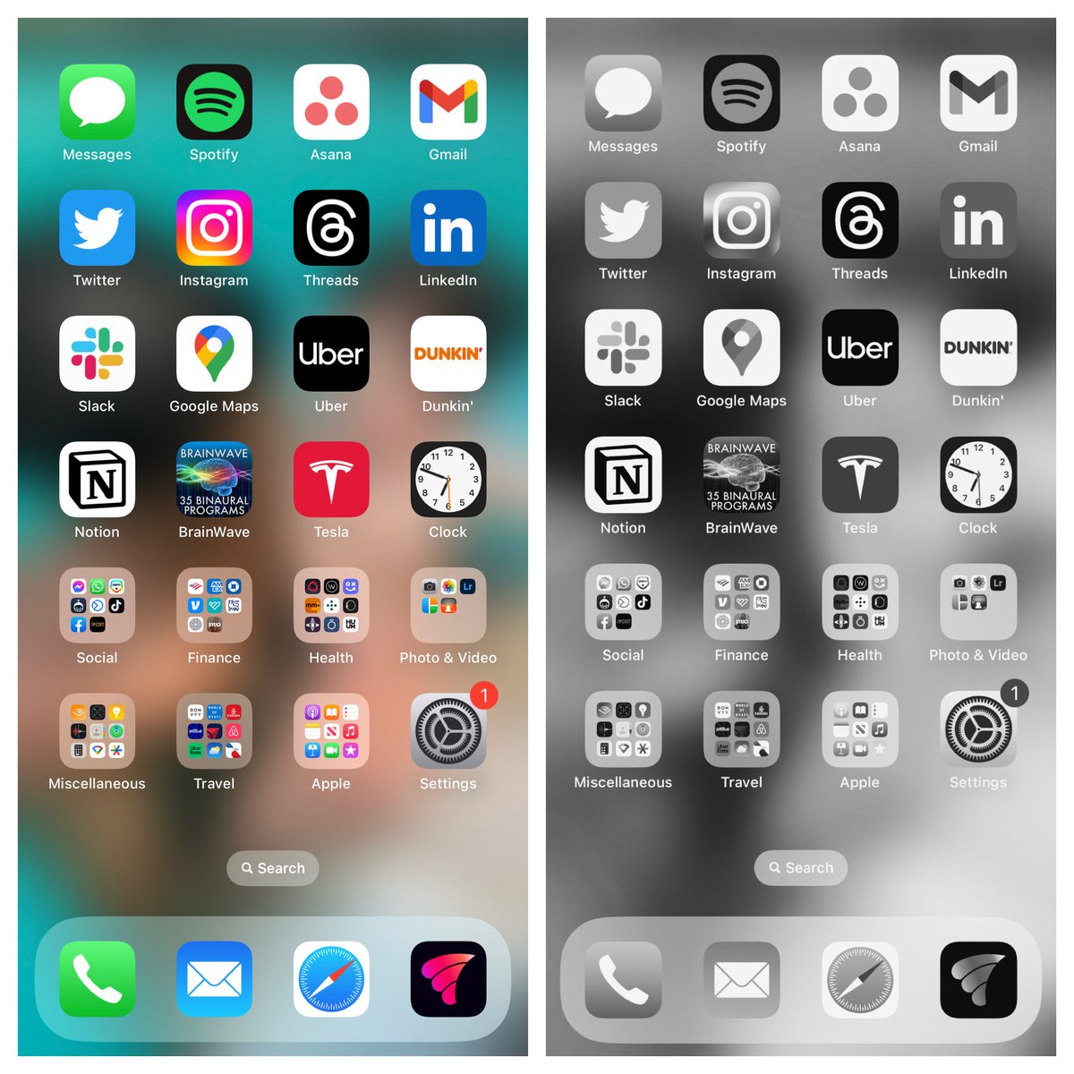SahilBloom's tweet image. This 30-second iPhone hack changed my life...

Grayscale Mode removes the colors to make your phone immediately less appealing and addicting.

To turn it on, follow these steps:

(1) Settings
(2) Accessibility
(3) Display &amp;amp; Text Size
(4) Color Filters -&amp;gt; On
(5) Grayscale

If you…