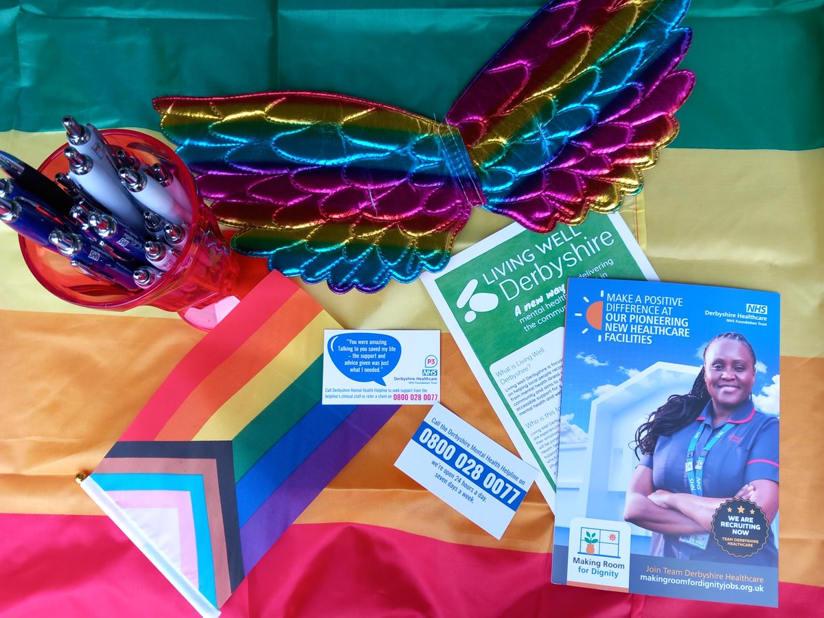 The Living Well programme team had a wonderful day at Chesterfield Pride on Sunday. We had some valuable conversations regarding the benefits of the new multi-agency service offer. To find out more, visit livingwellderbyshire.org.uk