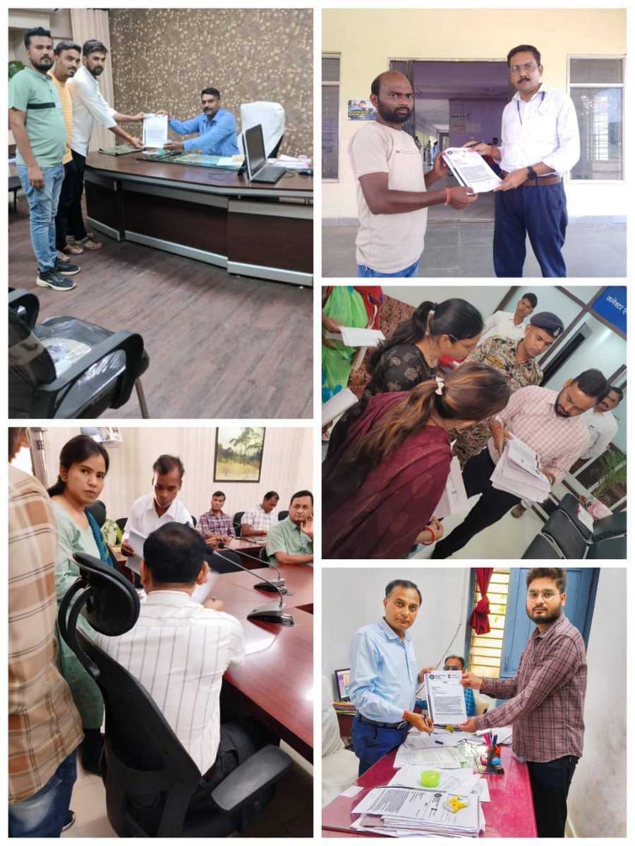 सब इंजीनियर भर्ती में कई ज्यादा अंक प्राप्त अभ्यर्थियों को होल्ड कर दिया गया है जिसे लेकर अभ्यर्थियों और हमारे साथियों ने कई जिला कलक्टर को ज्ञापन सौंपा।

मध्यप्रदेश की #DeafAndBlindBJP  सरकार इन विसंगतियों को दूर कर इसका समाधान करे नहीं तो सड़क पर विरोध झेलने को तैयार रहे।