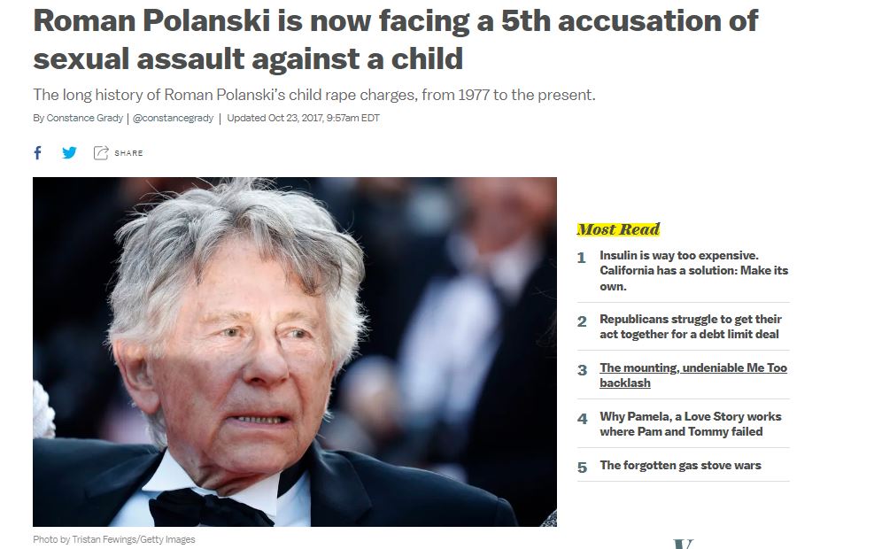 DaniMet1's tweet photo. Roman Polanski and Woody Allen are known child rap1sts and they're still being celebrated and praised everywhere. Tell me again about how "accusations ruin men's careers." 

And oh, Johnny Depp supports Polanski. #VeniceFilmFestival https://t.co/5fuEJ4pQ37