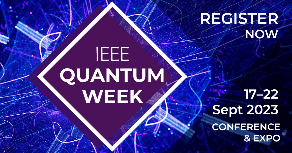 IEEEQuantumWeek's tweet image. Are you ready for #IEEE #QuantumWeek 2023? This year&apos;s program features keynote speakers from IBM #Quantum, Microsoft, Amazon, and more! View the full list of speakers for 2023 @ bit.ly/3OAx3e1

#QCE23 @ bit.ly/3BVG2Pn #QCE23