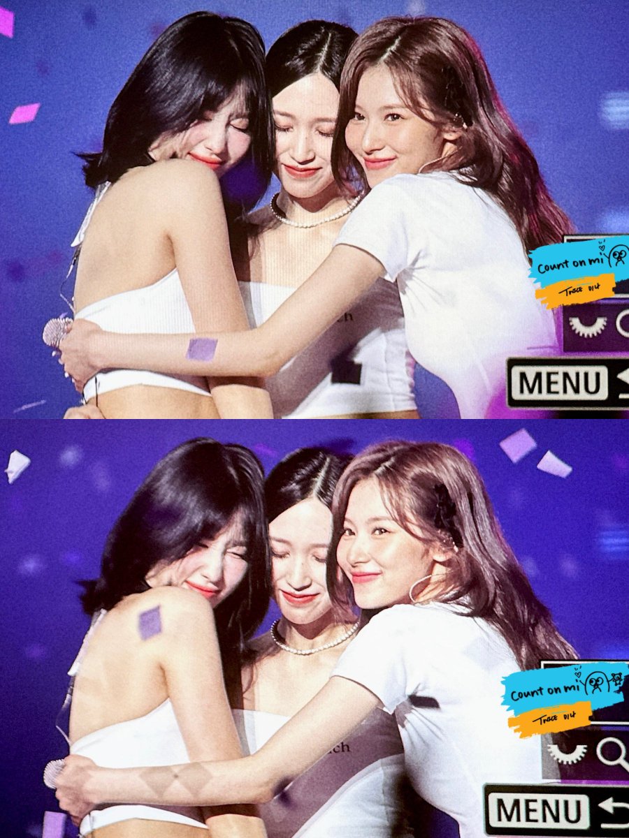 godmitzu's tweet photo. LOOK AT MISAMO ALL SQUISHED TOGETHER, THEY'RE SO CUTE 🥺 https://t.co/cwtuD1yorJ