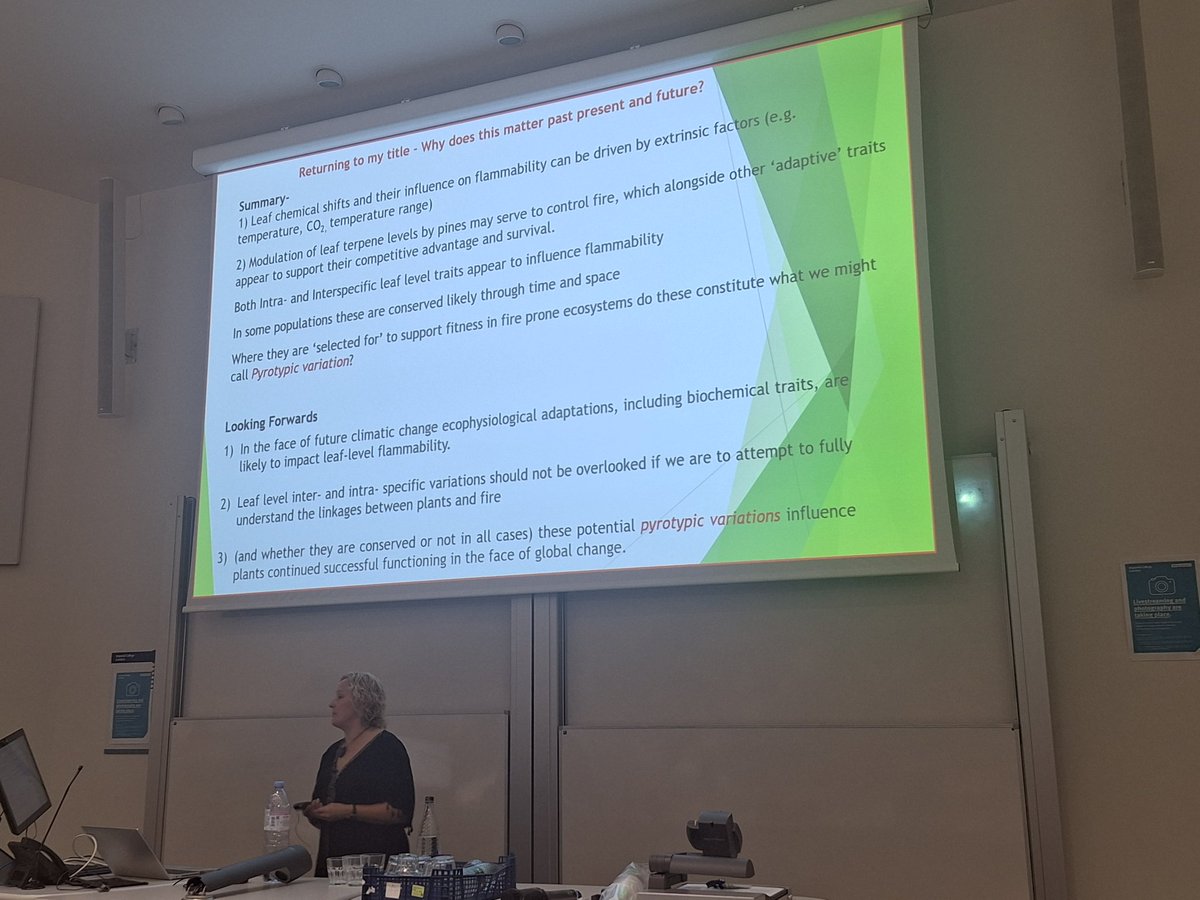 Leverhulme Centre for Wildfires ๐ฅ (@centrewildfires) on Twitter photo Wonderful to have <a href="/ClaireMBelcher/">Prof. Claire M Belcher</a> from <a href="/UniofExeter/">University of Exeter</a> talking about plants...understanding flammability, past, present and into the future #wildfires #leverhulmewildfires2023 Wonderful to have <a href="/ClaireMBelcher/">Prof. Claire M Belcher</a> from <a href="/UniofExeter/">University of Exeter</a> talking about plants...understanding flammability, past, present and into the future #wildfires #leverhulmewildfires2023