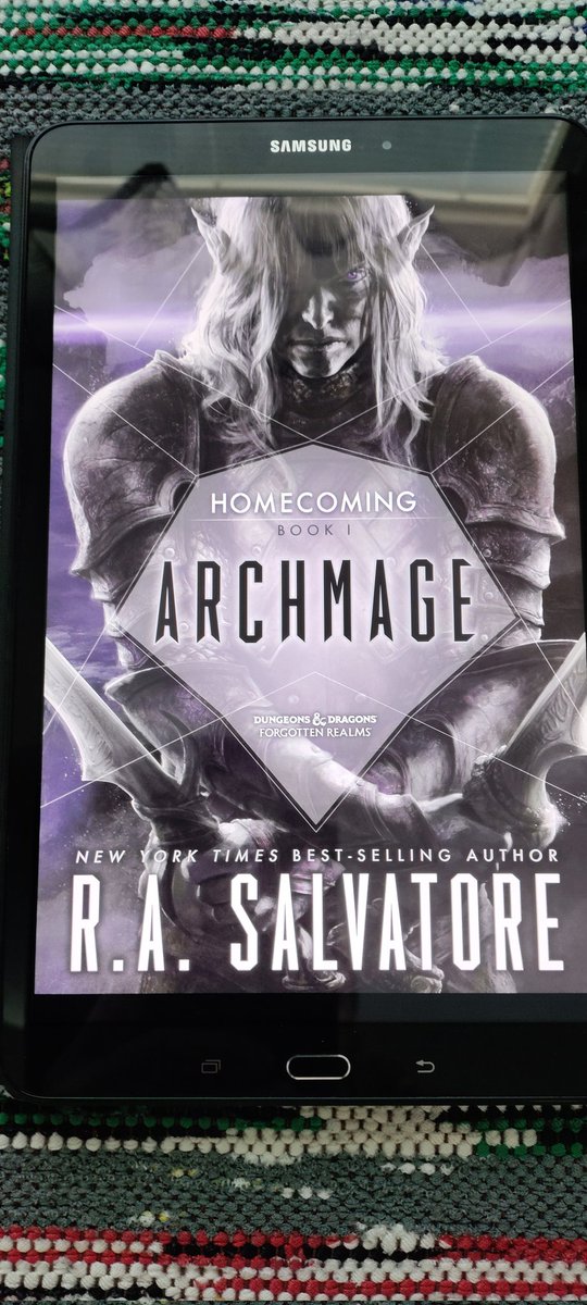 samulihonkanen's tweet image. This one today📘
#Archmage
#TheLegendofDrizzt
#ReadingFantasy
