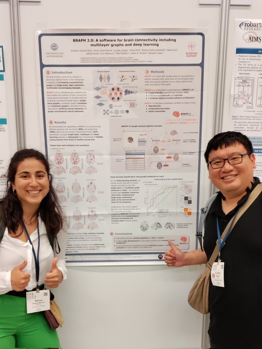 annacanalgarcia's tweet photo. Meeting old and new friends at #OHBM23! Always admiring brain art exhibition, so drawn to @HaizWebb sculpture😍 And trying to find moments to finish a submission 🙈 https://t.co/duAahoSof9