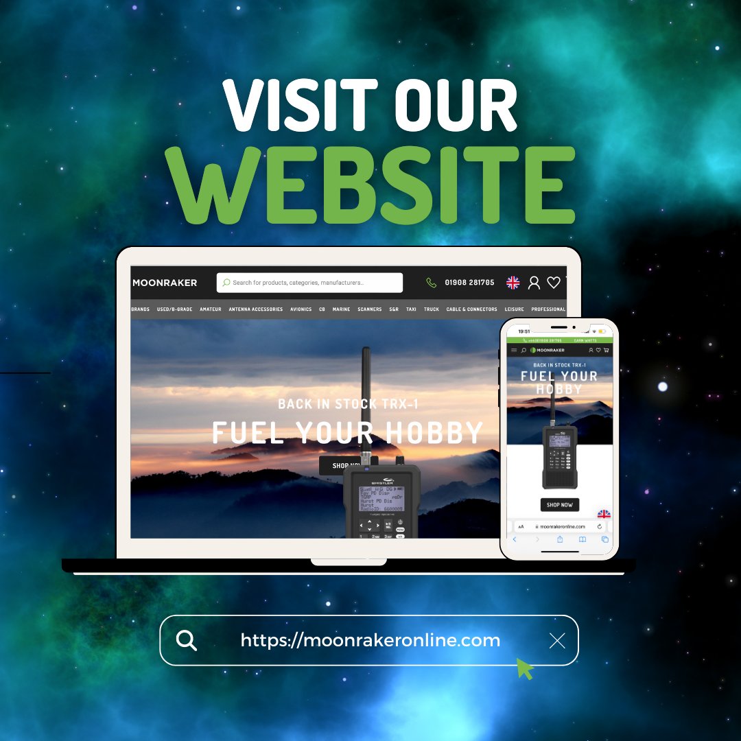moonrakerukltd's tweet photo. Dive into the Moonraker online store today to the endless gadgets we have to offer😎

Let us know if you have any questions on any particular products your curious of 📥

#amateurradio #hamradio #digitalscanner #miltonkeynes #moonraker #amateurradioenthusiast https://t.co/EhgsYZzerr