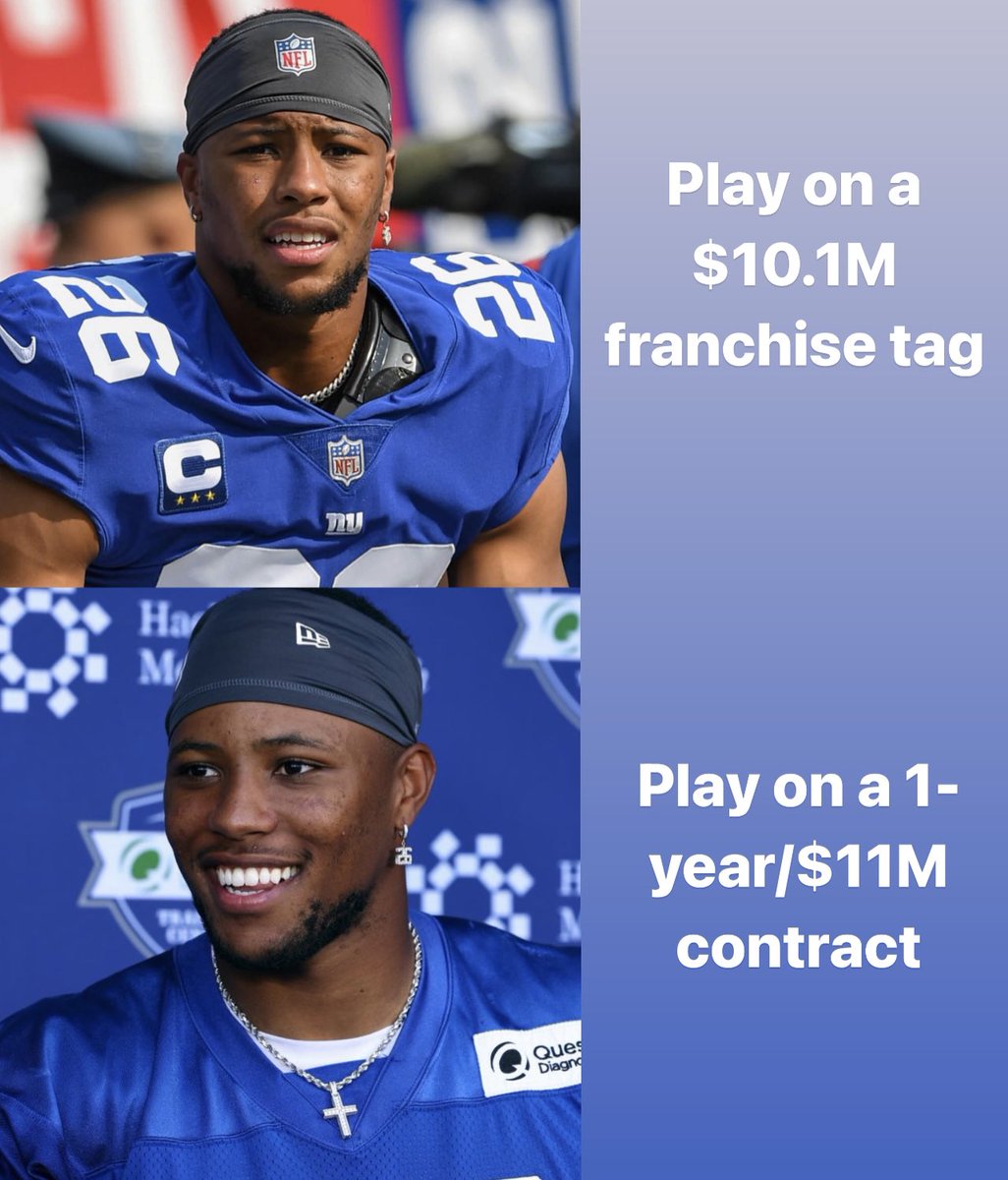 RT @DaveKluge: Saquon Barkley: The Art Of The Deal https://t.co/LzWBWgtU33