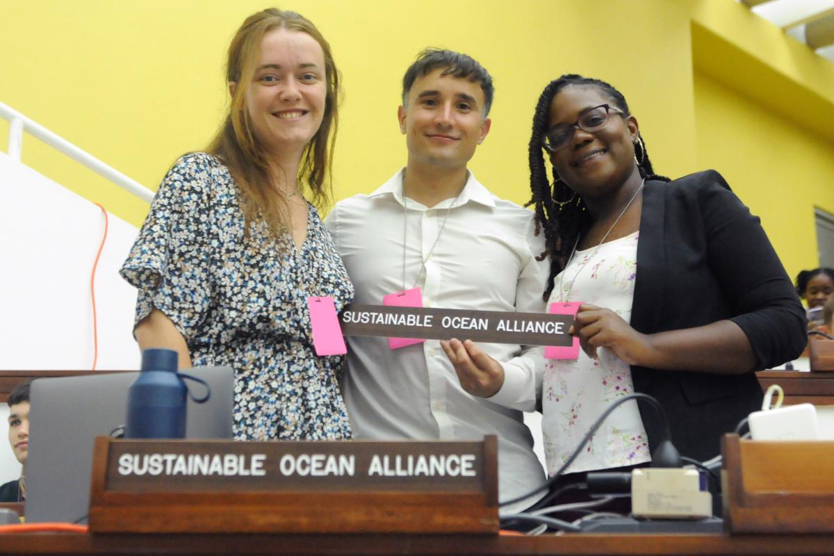 Yesterday @SOAlliance received its official observer status at the International Seabed Authority. Get ready to see more Youth in the arena to #DefendTheDeep! 🧜‍♂️💙 📷: Diego Noguera, @IISD_ENB