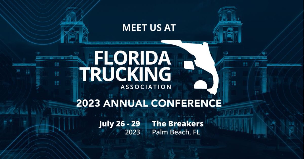 We're proud to be members of the Florida Trucking Association and excited to join their Annual Conference!
If you'll be in Palm Beach this week, visit our booth to learn more about our platform 

#PlatformScience #FloridaTruckingAssociation #telematics #trucking #tech