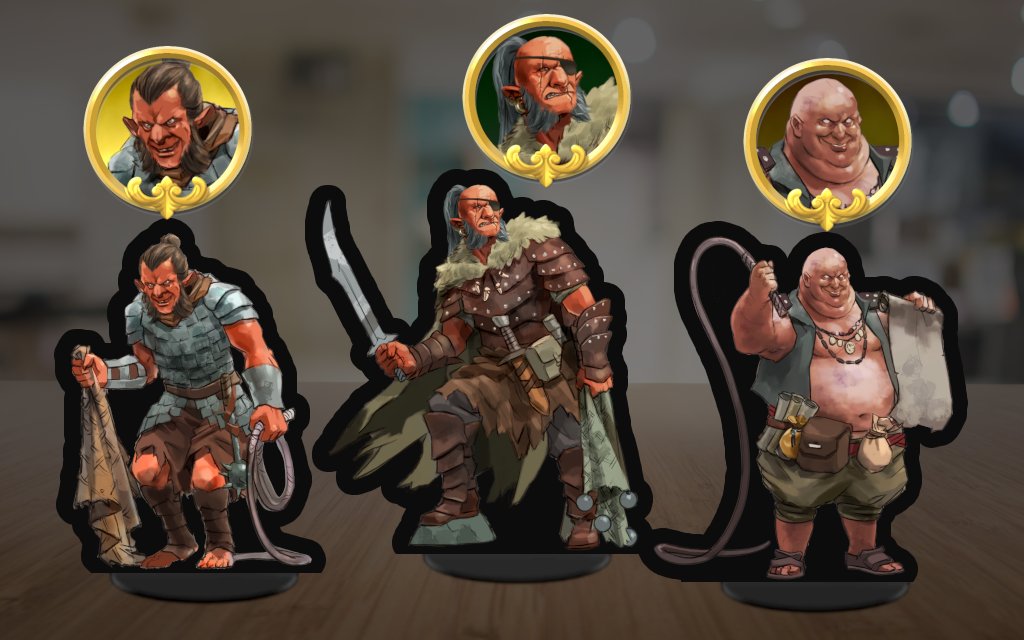 Slave Masters (Slave Guard, Slave Merchant &amp; Slave Tracker) #paperminis and VTT tokens set!

Free version at 
patreon.com/posts/86455972

More than 900 characters/monsters available for free: sites.google.com/view/papermage…

#dnd #tabletopgames #ttrpg #dungeonsanddragons #dungeonmaster