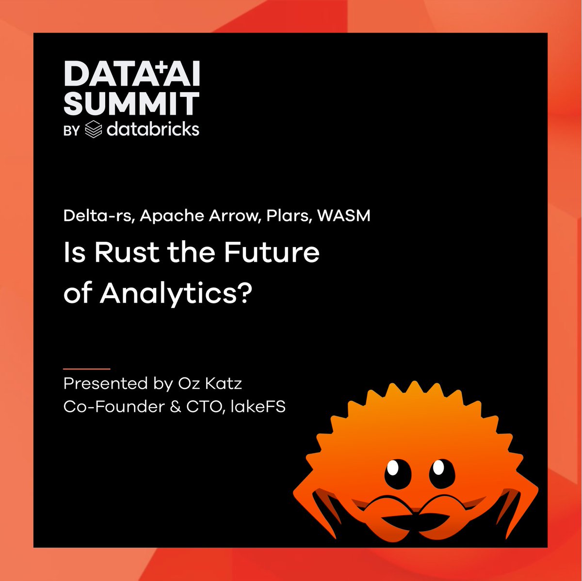Will #Rust dethrone JVM or Python? most likely not. But it will be playing a major role in the data stack of tomorrow. @ozkatz100 makes the case for why in this recap of his talk from @Data_AI_Summit hubs.la/Q01YLXvD0