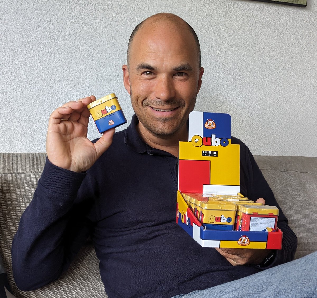 Qubo, het spelletje dat ik bedacht, is binnen. In het najaar te koop in de winkel!