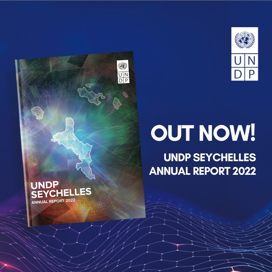 📢 Out now: UNDP Seychelles Annual Report 2022! Explore how @UNDP 🇸🇨 contributed to 📈 economic recovery and governance 🌐 structural transformation 🌍 climate resilience and clean energy Read the full report: undp.org/mauritius-seyc…