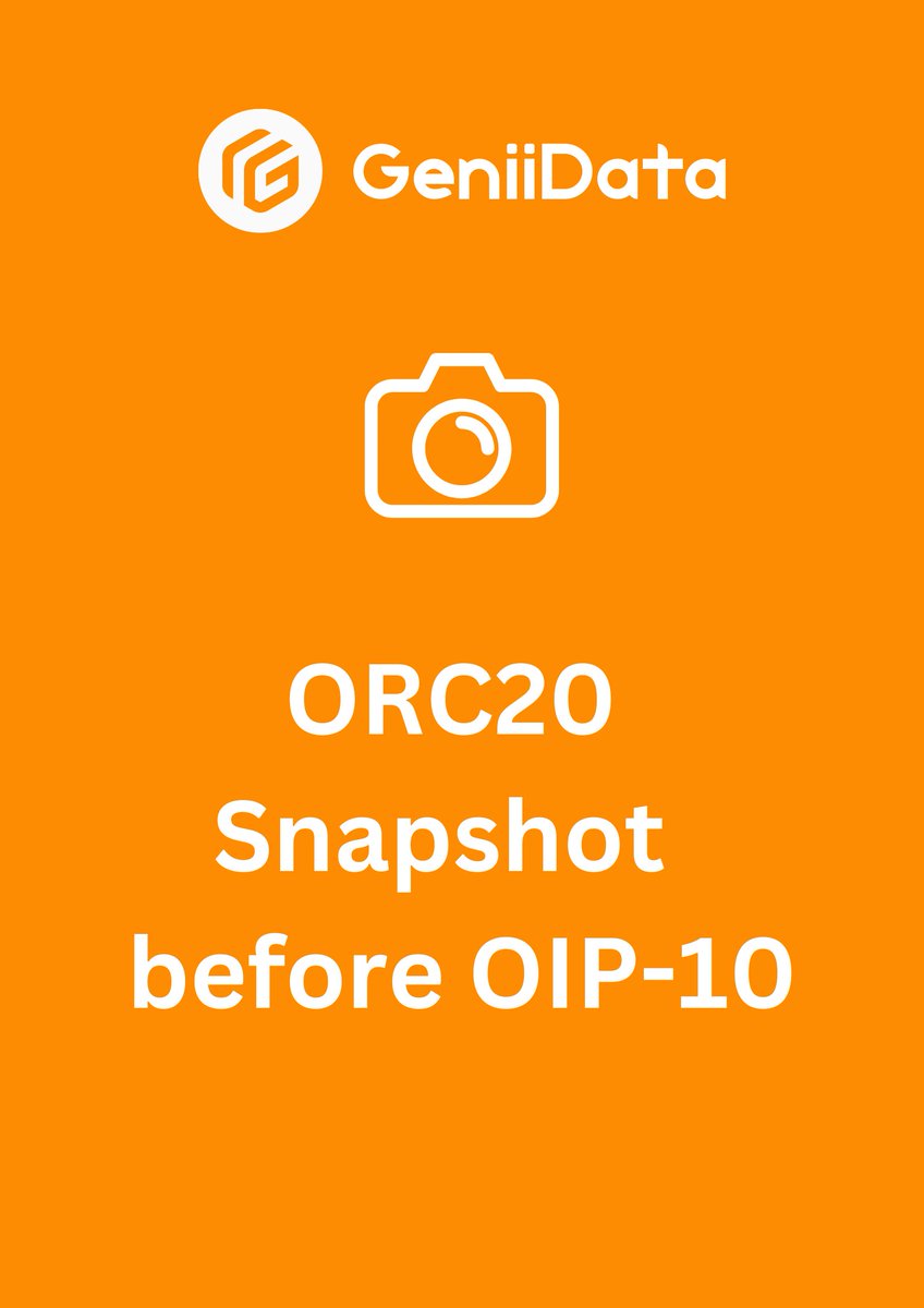 GeniiData's tweet photo. Marking GeniiData's contributions to the ORC20 development while being one step closer to a Decentralized Ordinal Indexer by serving more Ordinal Dapps!
🔗Github: https://t.co/KHMeSAiWbx
🔗Download: https://t.co/cjFdcR3Hlu
#Orc20 #Blockchain #DataSnapshot https://t.co/UoCQlgryLI