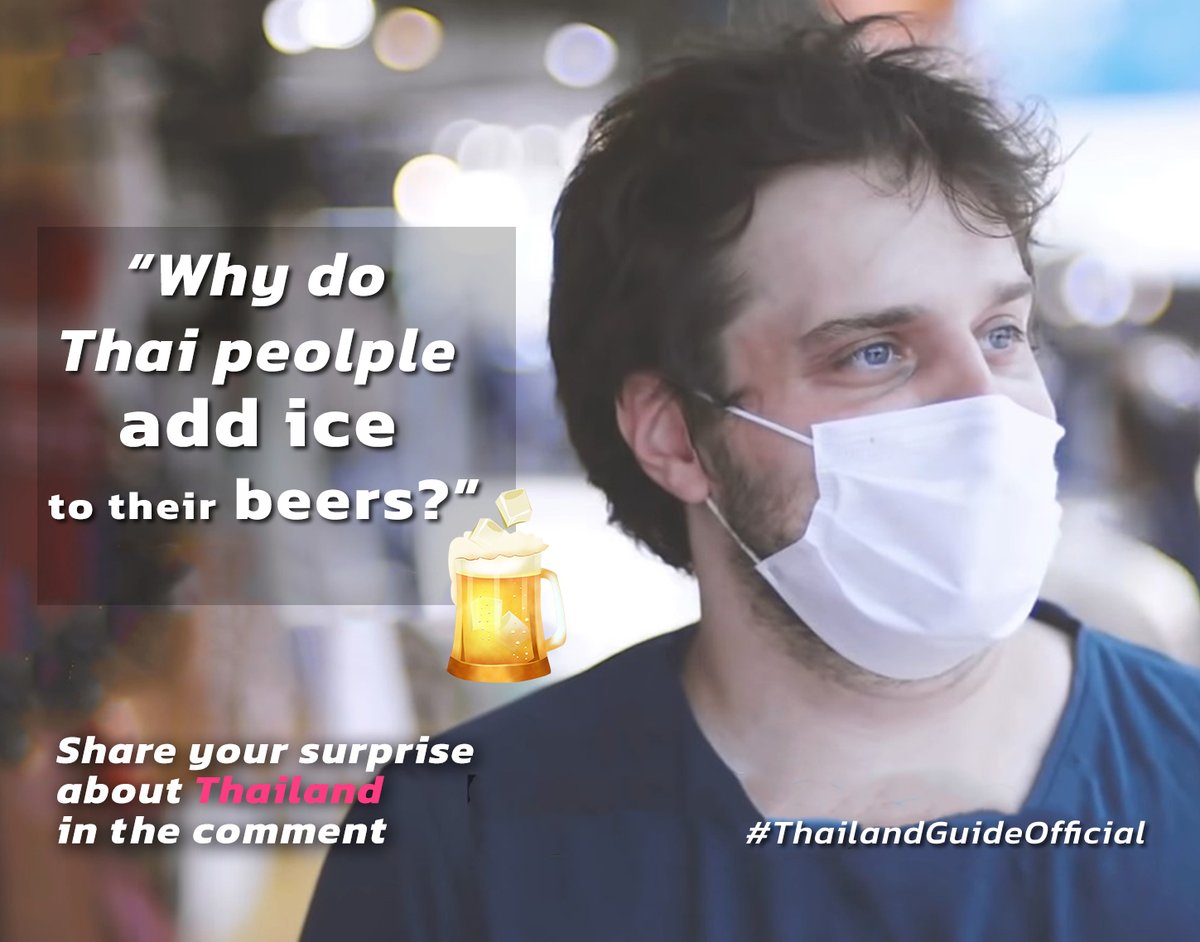 ThailandGuideTH's tweet photo. Ever tried beer with ice?
Well, Thais love it.

What do you think?

#ThailandGuideofficial #ThailandGuide #shareyoursurprise #shareyourthoughts #thaipeople #beers https://t.co/H5cXz270ui