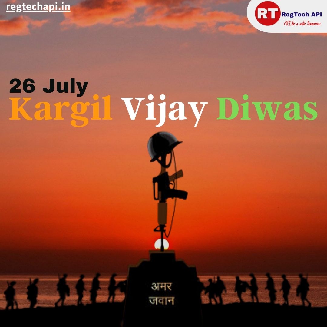 Regtechapi's tweet image. Recalling the unwavering spirit and valor of our heroes on Kargil Vijay Diwas
#KargilVijayDiwas #RememberingOurHeroes 
 #DocumentVerificationAPI  #Verificationapi #viralpost #bankingapi #PANverificationAPI  #DigitalOnboardingAPI  #aadharverificationapi #regtech #regtechapi