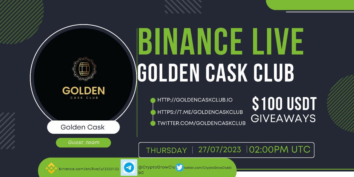 Golden Cask Club tweet media
