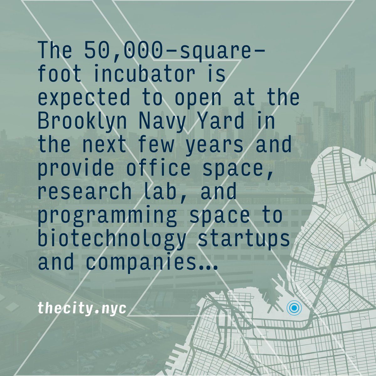BIOTECHXYZ's tweet photo. We’re glad NYC is working towards a new Biotech Hub in Brooklyn at the Navy Yards. We are going to monitor the growth of this hub in NYC and aims to help bring more awareness to a growing biotech community in our city!
https://t.co/3cdE5WxkoA
#catalyzingbiotech #biotechXYZ https://t.co/iDGLdiZ89k