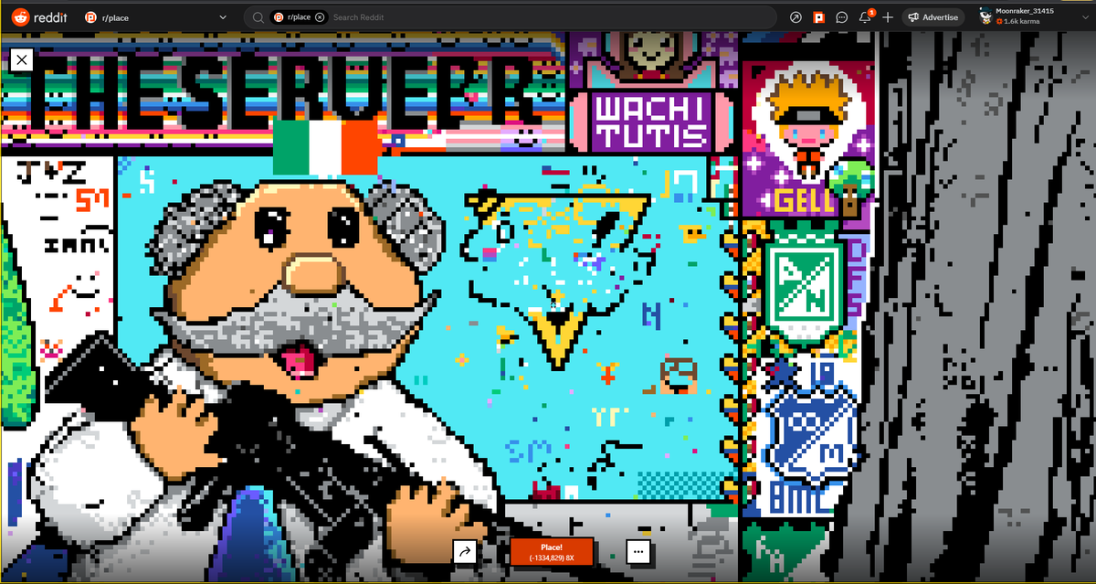 pommeserik's tweet image. Es wird! Wir brauchen noch ein paar Leute und Pixel! (Jegliche Ähnlichkeit mit Harald bei dem Char neben dem Logo ist zufällig) @LuckyVde