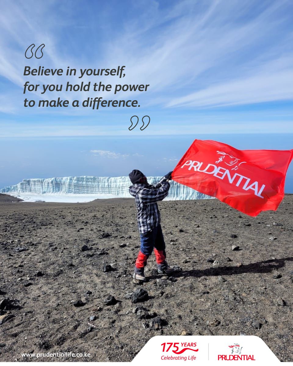 PrudentialKenya's tweet photo. Set your sights on your goals and pursue them with unwavering determination. Let this week be a testament to your strength and resilience.
#getthemostoutoflife #PrudentialKenya https://t.co/5COHvXqVU9