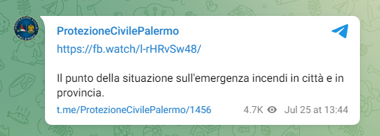 opendatasicilia's tweet photo. .@DrpcSicilia abbiamo visto l'avviso della sede di Palermo, sull'importante punto della situazione.
Non può essere dato con il solo link a facebook, perché riguarda tutte le persone, che potrebbero avere barriere di accesso. Non si fa così comunicazione di emergenza https://t.co/EfPqf4es1I