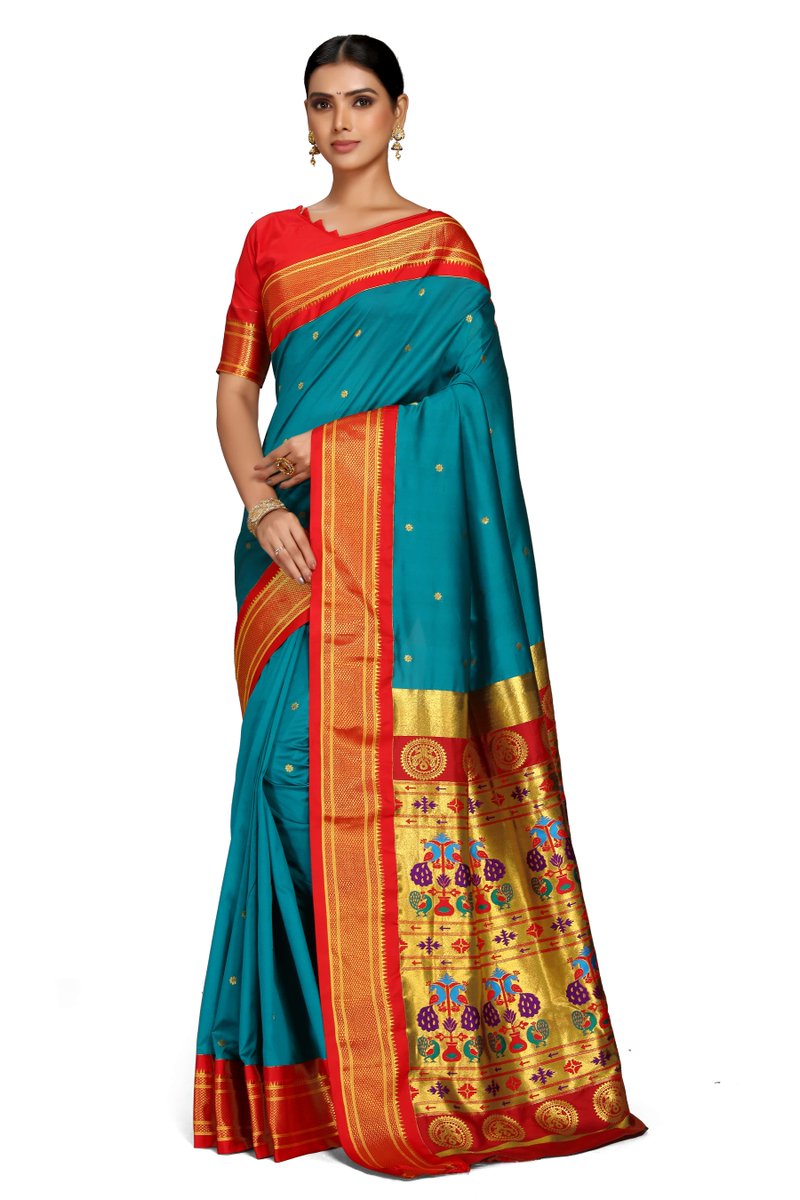 varkala's tweet photo. Aradhna Teal Blue: Paithani Soft Silk Kadiyal Maharani Pallu Saree 👇
Explore the collection of beautifully designed Saree from the Collection of Varkala Silk Sarees. Each piece is elegantly crafted an... https://t.co/eVj7gQU6CK https://t.co/8W6sJ8KPv1