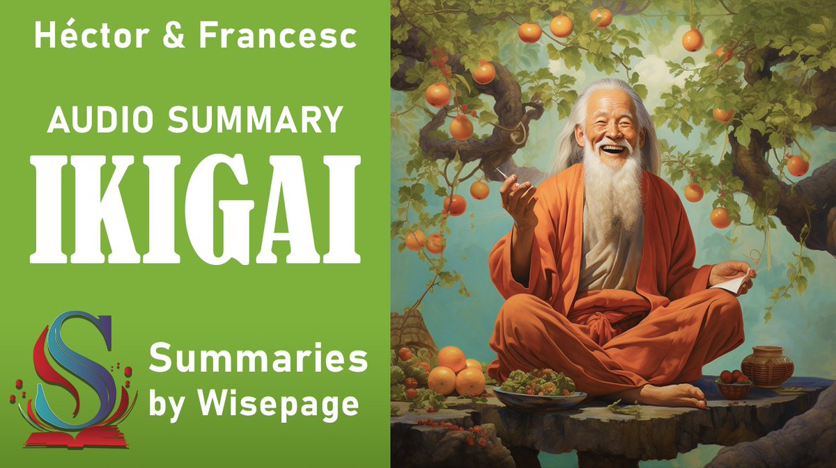 Summaries_WP's tweet photo. Audio Summary: Ikigai: The Japanese Secret to a Long and Happy Life
Watch Summary: https://t.co/9spnEKKKku
More Summaries: https://t.co/JPRJg3CmwL
#ikigai #ikigailife #ikigaimeaning #ikigaiconcept #ikigaiphilosophy #ikigaihappiness #ikigailongevity #ikigaisuccess #ikigaiformula https://t.co/SzdbkSTieo