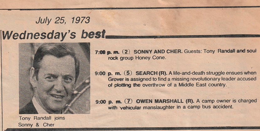 On this day in 1973
Tony Randall joins Sonny and Cher
Chicago Tribune TV Week.  July 25, 1973 https://t.co/IHE9lIYggN