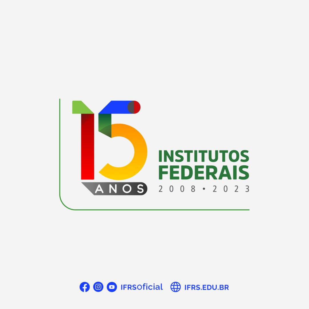 Institutos Federais já têm definido o selo comemorativo para os 15 anos
ifrs.edu.br/institutos-fed…
