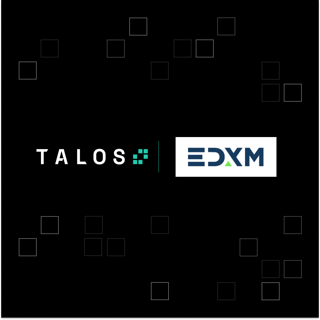 Talos is proud to announce that EDX Markets has integrated with Talos to  help expand access to institutional trading technology for #digitalassets.  Talos is the first OEMS integrated with EDX Markets. Read