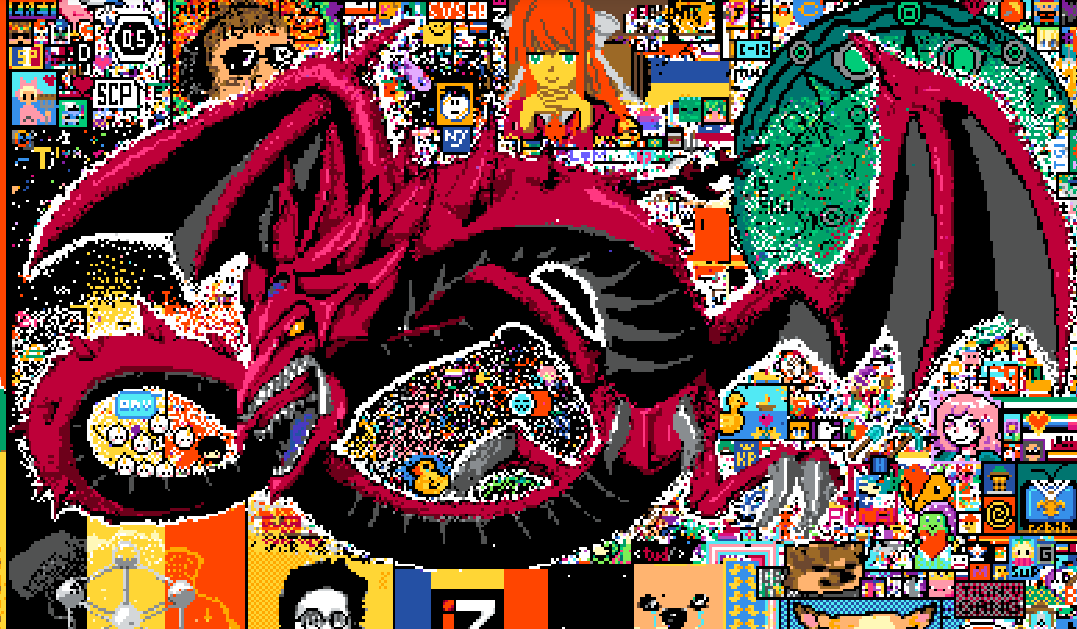 Yooo <a href="/Gamebreak0r/">Joshua Schmidt</a> Look what they created in the r/Place event