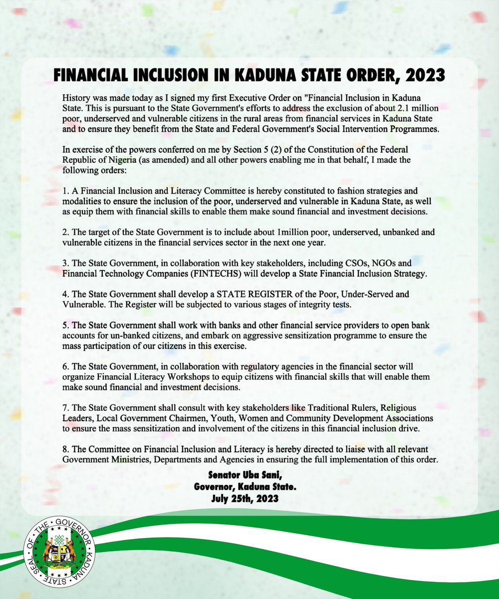Senator Uba Sani tweet media