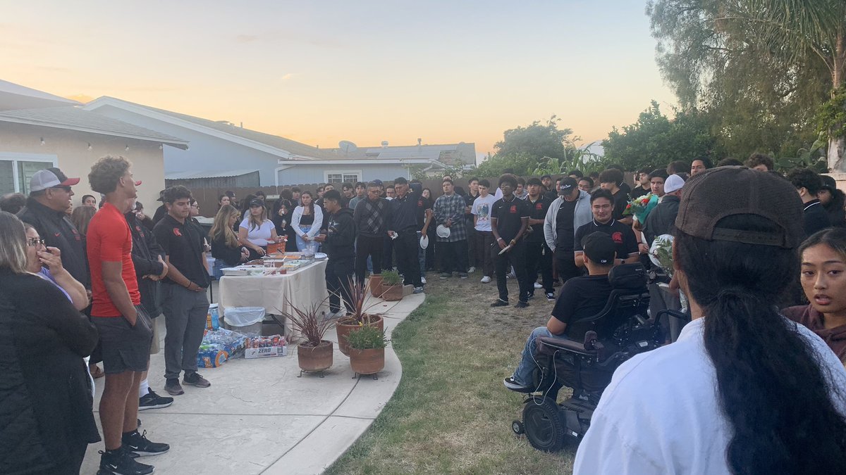 So many people love you son! I am so deeply touched for all the  out pouring support you are all giving my family. I will forever treasure all the stories you all shared about Elijah at the vigil or to me &amp; my husband . My Forever Spartan #75 may you get the peace you deserved.😇