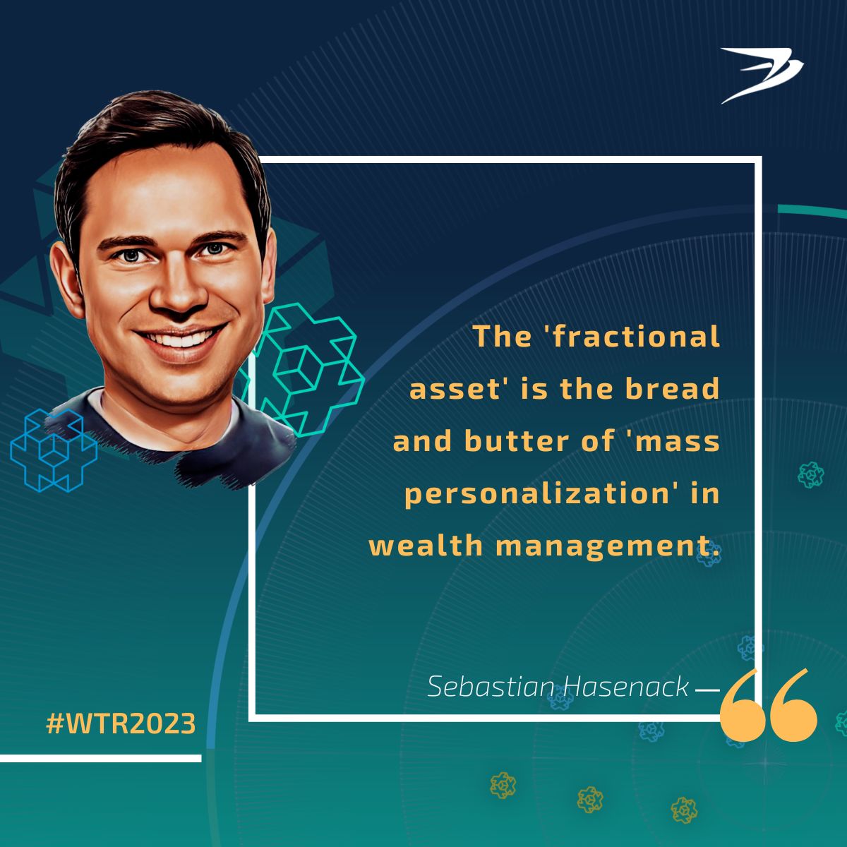 ⚡️#WealthTech Radar Update⚡️

Today, Sebastian Hasenack, Head of Online Asset Management at DJE Kapital AG, presents his market assessment for #fractionalassets.

🚀Want to read the full version? 
🔗 lnkd.in/dj6jeHRm
 
#WTR2023 #Fintech #wealthmanagement