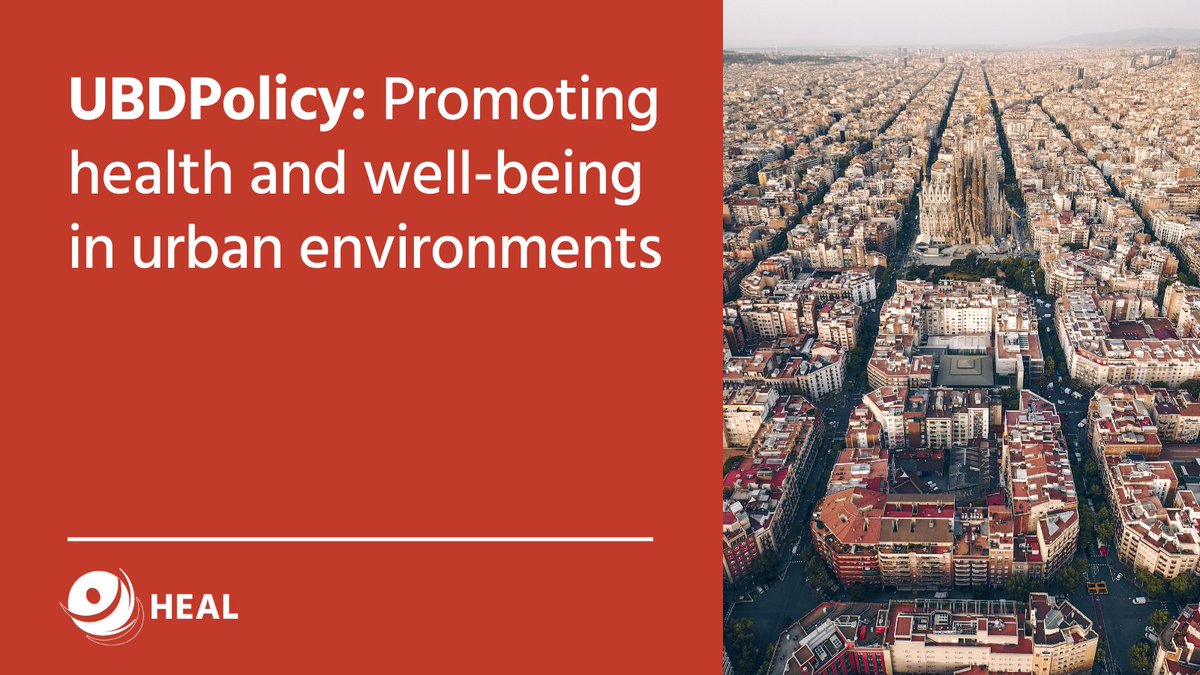 🏙️ People in urban environments face numerous challenges, such as noise, #AirPollution, temperature, or lack of green spaces.

🔎 #UBDPolicy will examine 1,000 EU cities to compile the benefits of integrating health and well-being into urban planning.

👉 bit.ly/46JJ9YS