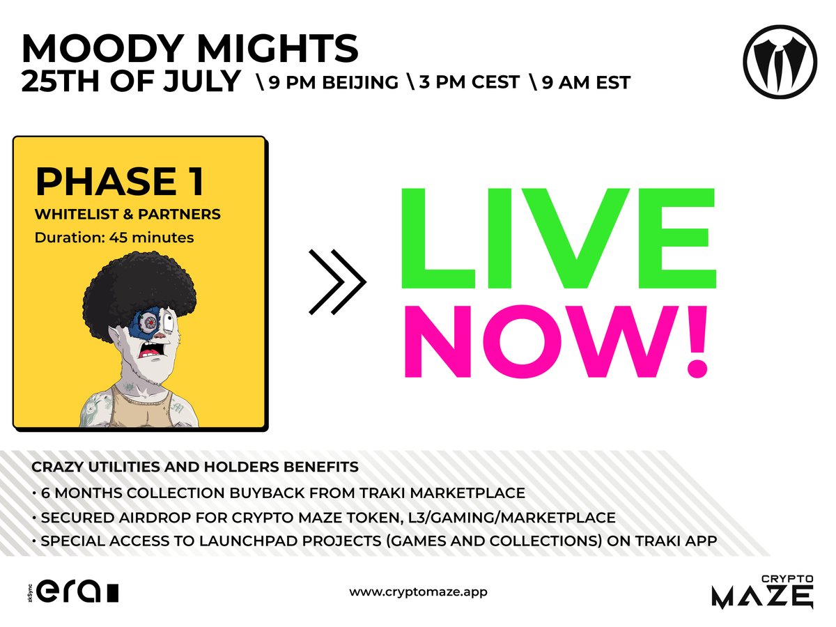 Moody Mights (formerly MAZE) tweet media