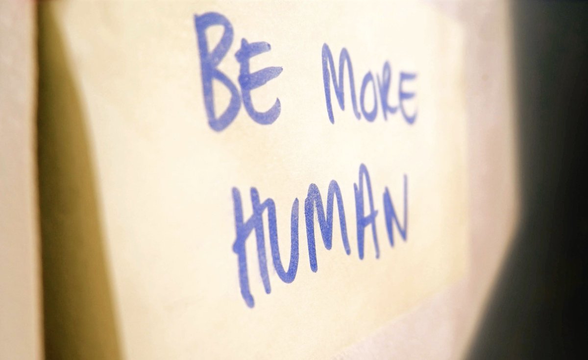 More Human tweet media