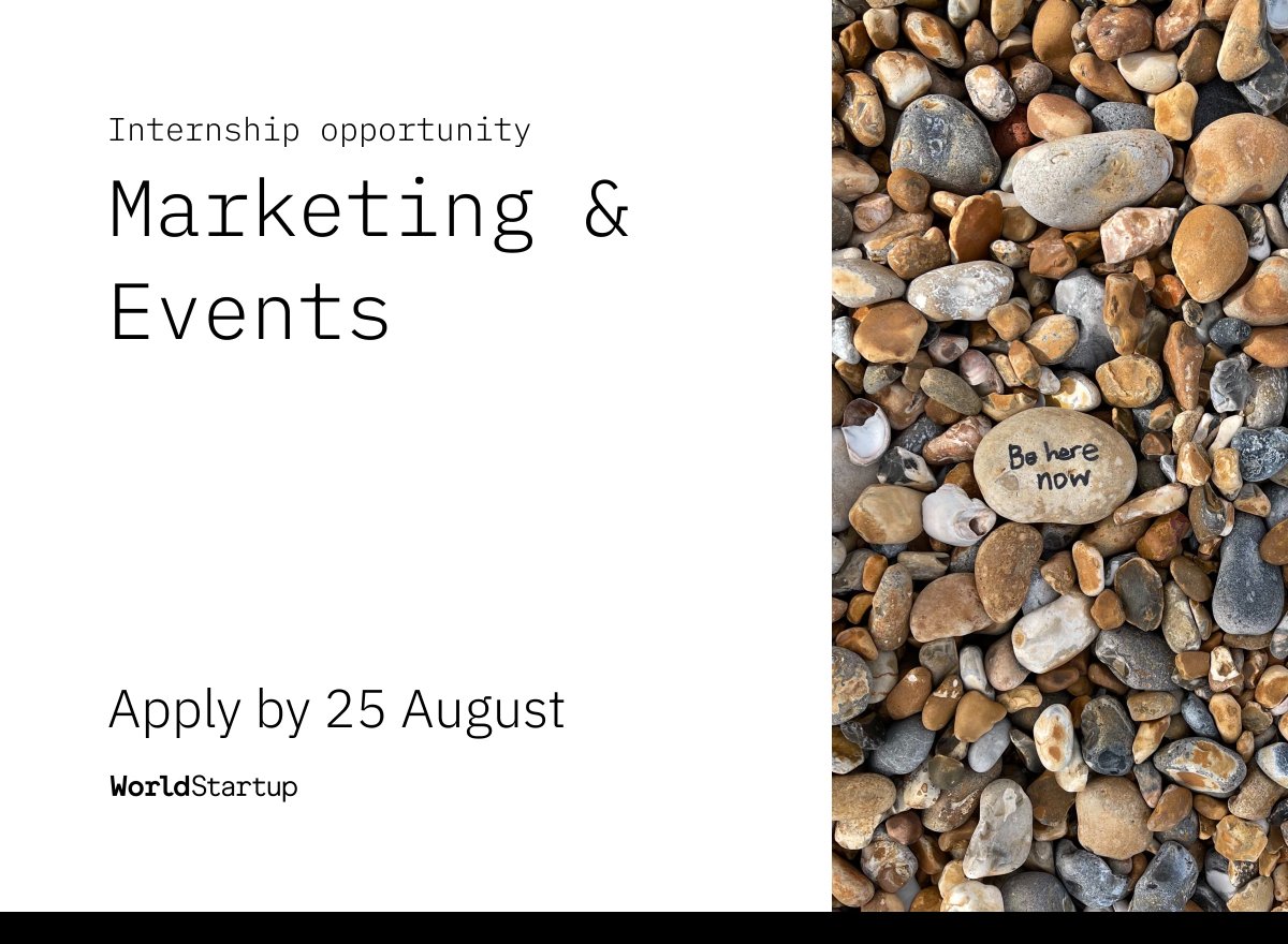 🔔 Join our team!

Is contributing to a better, more sustainable world through entrepreneurship your life's goal, but you don't know where to start yet?

Join our team as Communications &amp; Events intern👉
lnkd.in/ekedzUaf

#internshipopportunity #hiringnow