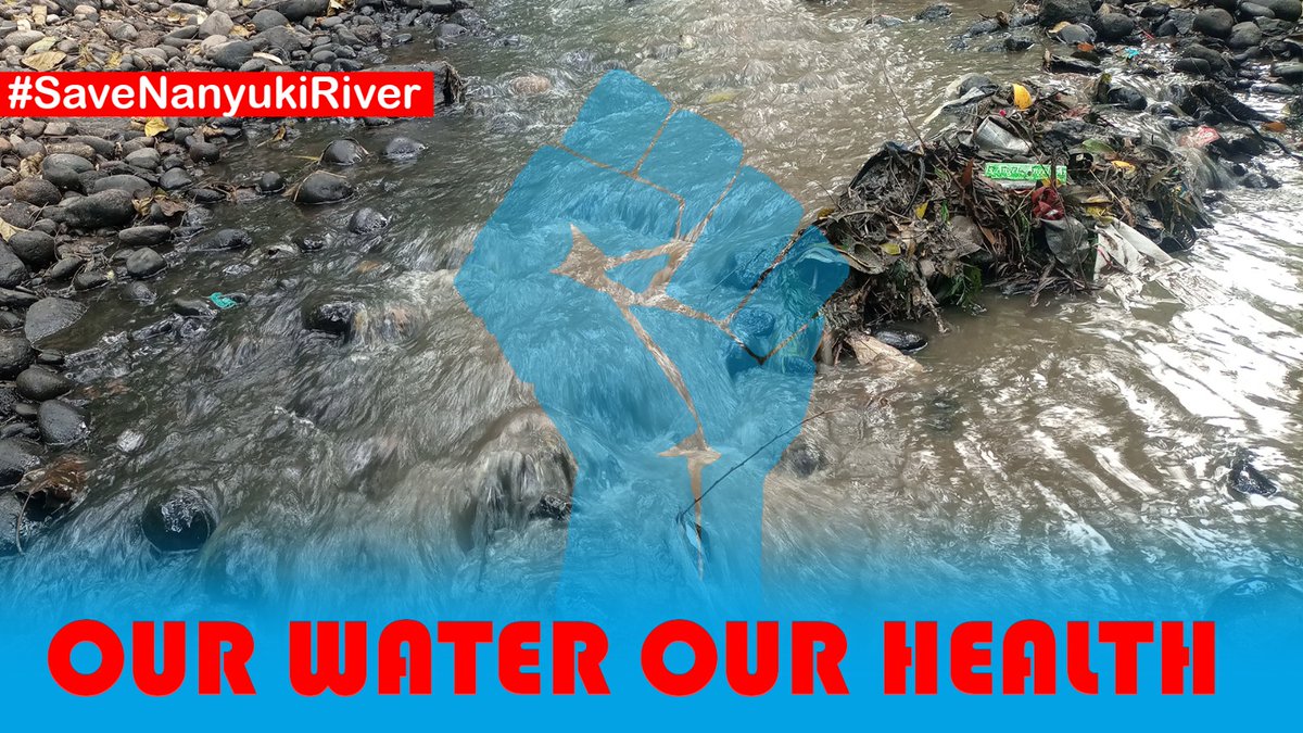 Families downstream from Nanyuki River are suffering from pollution-induced illnesses. It's time for the Government to take responsibility and implement real solutions! #WaterJusticeNow #SaveNanyukiRiver