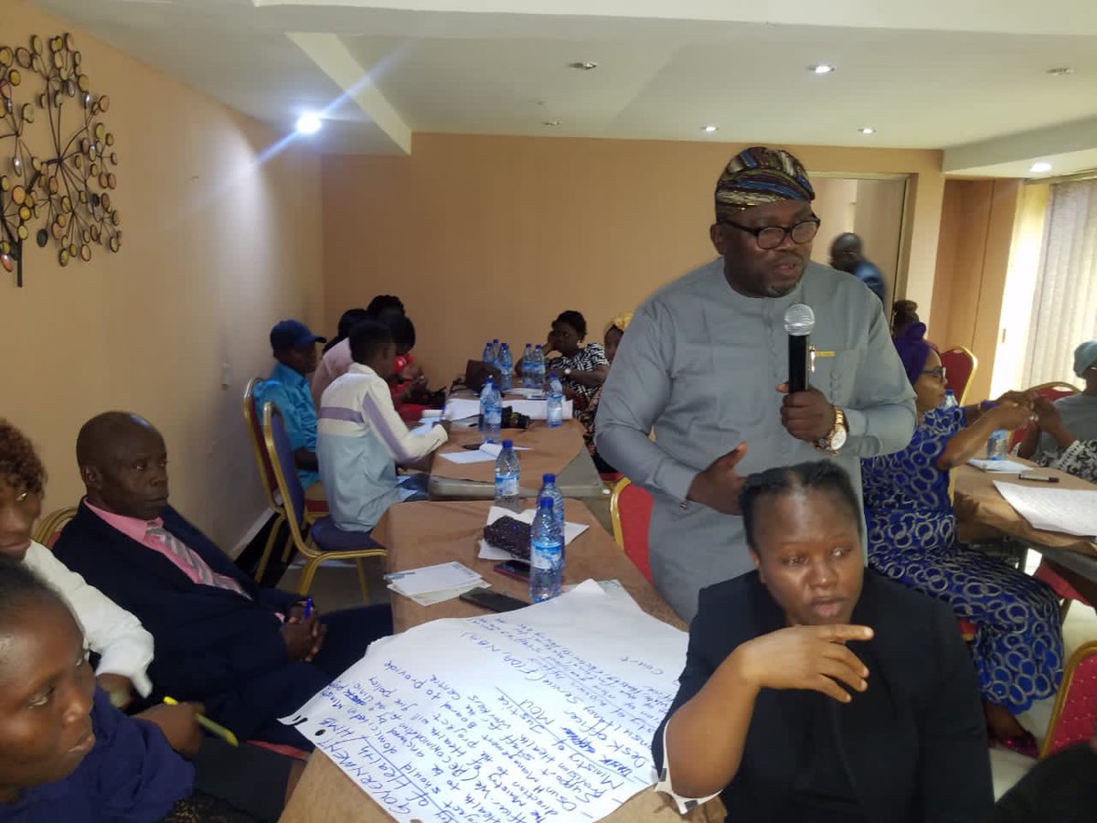 OsunTwitta's tweet photo. We were duly represented by @cucumberplug at the 1st Bi-annual and shared learning  with govt, BMOs, &amp; media in Osun state on sexual and gender based violence.

How SARC will function was the main issue discussed and many more. https://t.co/o9TQgjFhSM