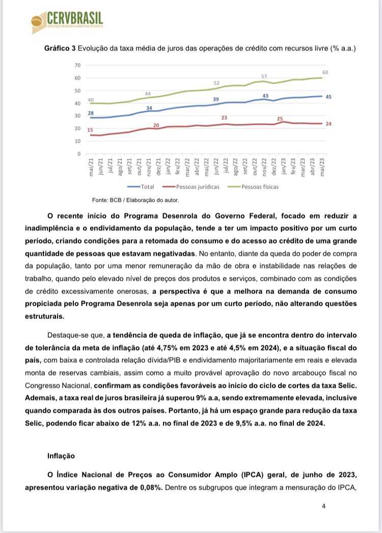 PDTPetroni's tweet photo. Está no ar 

ECONOMIA EM FOCO, julho 2023.

Neste importante momento de elaboração dos orçamentos 2023/24, analisa o forte impacto dos juros reais. 
E tem muito mais!!!

#economia
#desenvolvimentosustentavel https://t.co/eFQI3sKtvI