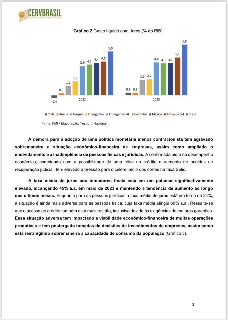PDTPetroni's tweet photo. Está no ar 

ECONOMIA EM FOCO, julho 2023.

Neste importante momento de elaboração dos orçamentos 2023/24, analisa o forte impacto dos juros reais. 
E tem muito mais!!!

#economia
#desenvolvimentosustentavel https://t.co/eFQI3sKtvI
