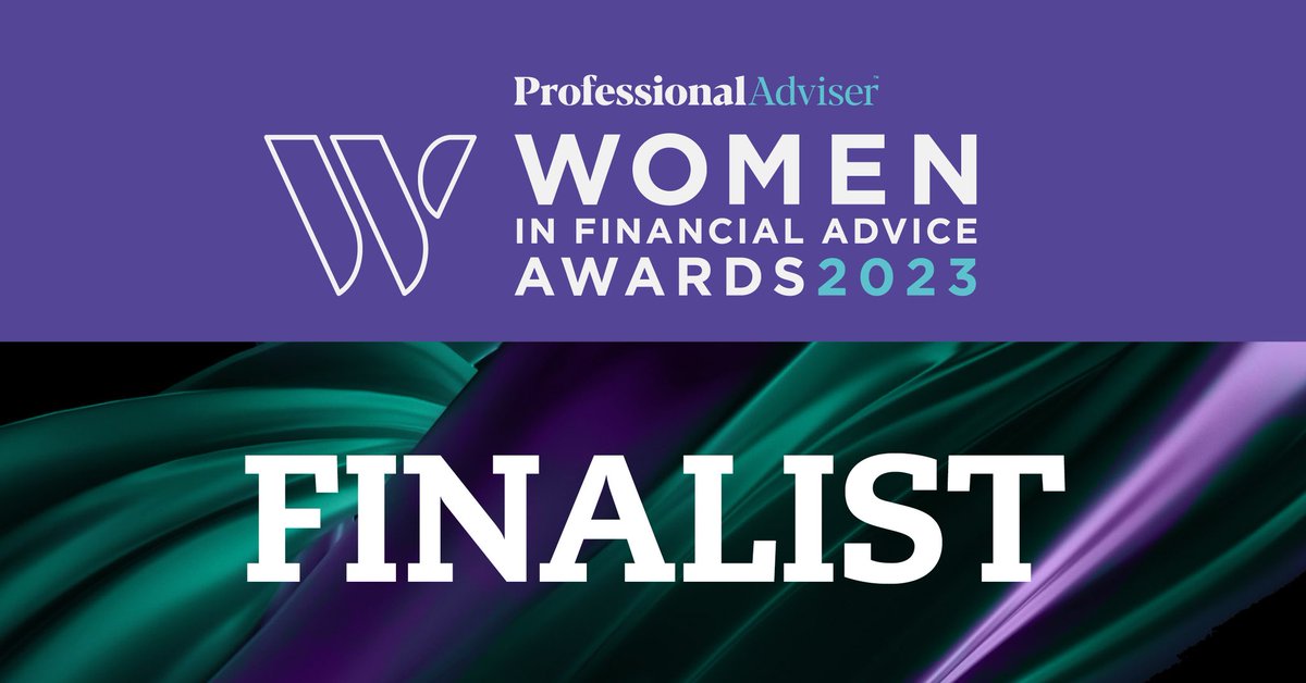 I've made finalist at the Professional Adviser's Women in Financial Advice Awards 2023 for the category 'Best Adviser Support Service' - thrilled!! Results will be in November - good luck to all finalists, some tough competition this year! #WIFA2023