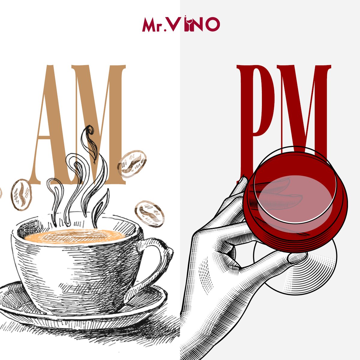 AM ☕️ | PM 🍷

#MrVino #WineLovers #BestWines #WineTasting