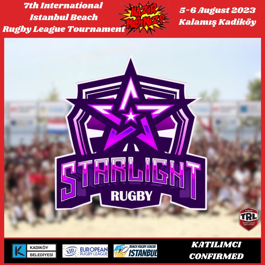 İSTANBUL BEACH
RAGBİ LİG TURNUVA
KATILIMCISI: KADIN
STARLIGHT RUGBY
ANKARA
@beachrugbyleague  #rugby #rugbyleague #kadın #ragbi #ragbiligruhu #rugbyleaguespirit #rugbyxııı #beachrugby #beachrugbyleague #ankara 
#ragbilig #ragbixiii #europeanrugbyleague #turkishrugbyleague