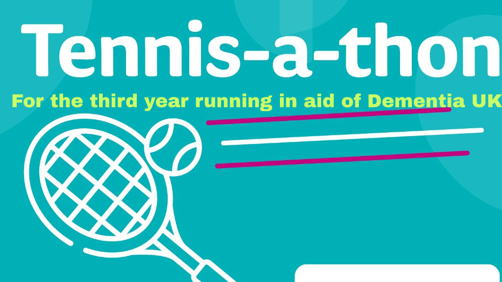 denbighltc's tweet photo. For the third year, Denbigh Tennis Club are taking part in Dementia UK’s Tennis-a-Thon.

On Saturday, 19 August, 5 members of Denbigh Tennis Club will be taking on the full 12 hours of the Tennis-a-Thon to raise money for Dementia UK.

Why not come along and join us…………. https://t.co/5OmZQUEvp4