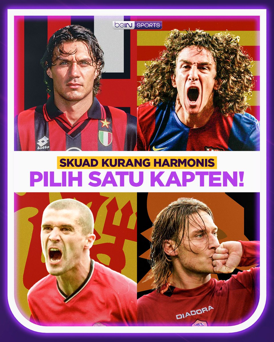 beINSPORTSid's tweet photo. Di saat tim lagi capek-capeknya dan riweh-riwehnya, siapa nih kapten yang pas buat bikin skuad bangkit lagi?

#beINSPORTSID https://t.co/C1CjONHDQi