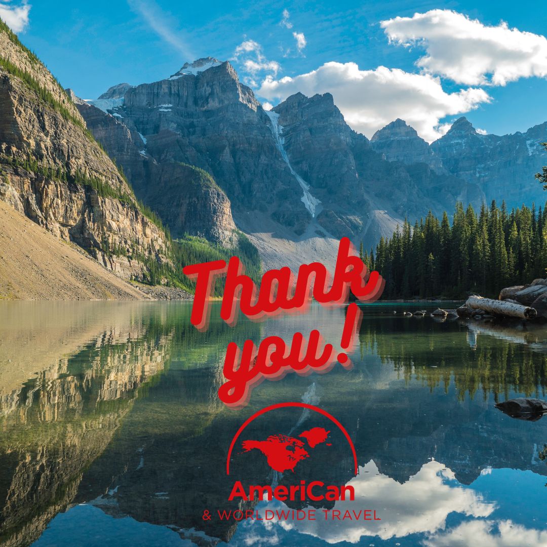 Thank you for your support this month! Our amazing travel agent partners have been keeping us super busy, it's brilliant to see the industry booming. 
#awwt #americanandworldwide #canada #canadaholidays #supportsmallbusiness #shoplocal