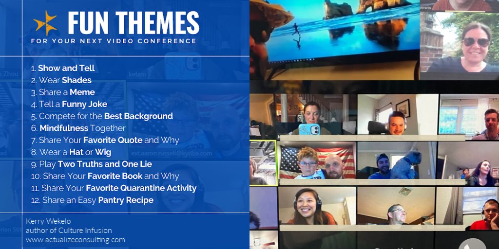 kerrywekelo's tweet image. Bring fun themes to your next video conference. #videoconference #remotework