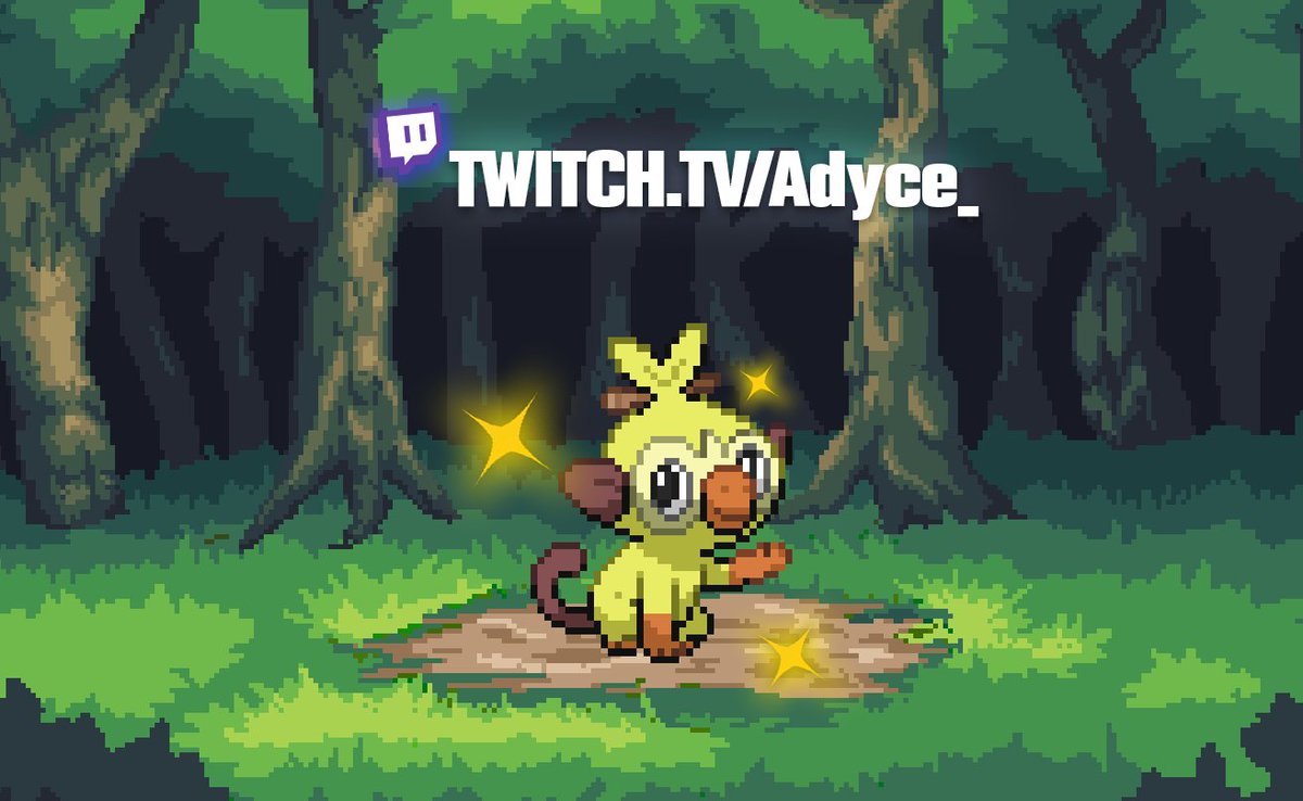 OUAIS OUAIS ON SHASSE OUISTEMPO SHINY SUR POKEMON twitch.tv/adyce_ twitch.tv/adyce_